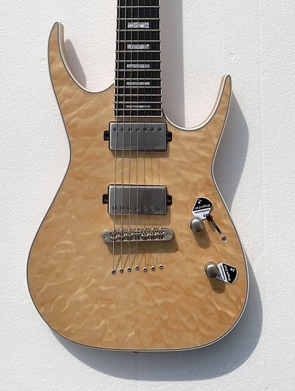 Электрогитара Dean EXILE Select 7 String Quilt Top, Satin Natural, W/case