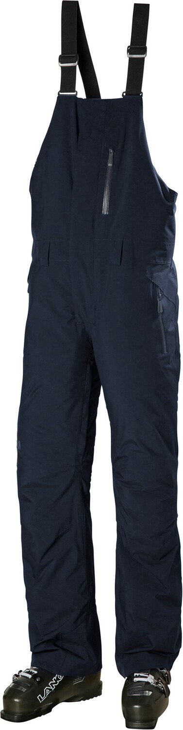 

Легендарные утепленные зимние штаны с нагрудником — мужские Helly Hansen, синий