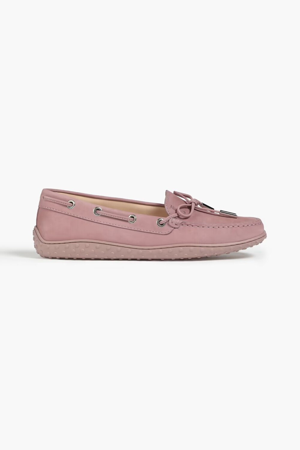 

Лоферы из нубука с бантом Tod'S, сирень
