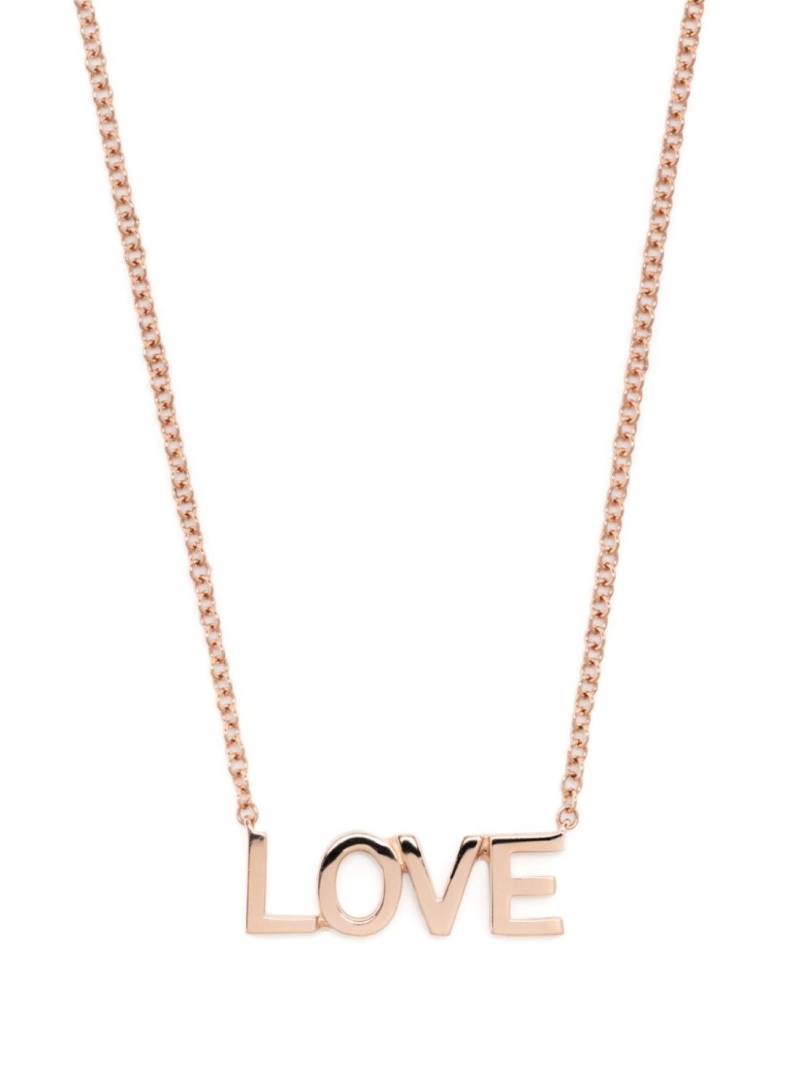

Колье Love из розового золота Ef Collection, розовый