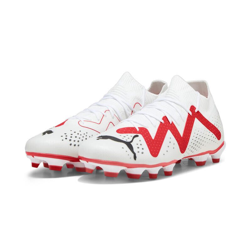 

Футбольные бутсы FUTURE MATCH FG/AG мужские PUMA Белый Черный Огненная Орхидея Красный, цвет rot