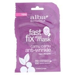 

Маска против морщин, Camu Camu, 1 шт. Alba, Fast Sheet Fix Mask, Alba Botanica