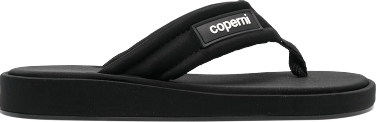 

Кроссовки Coperni Wmns Logo-Embossed Flip Flops 'Black', черный