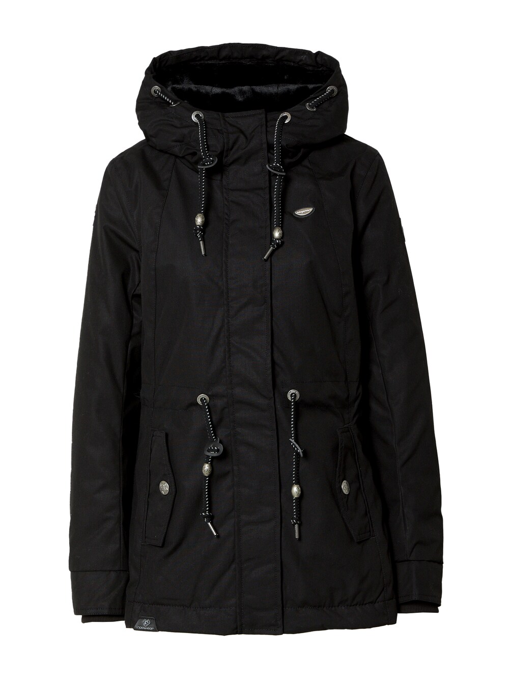 Межсезонная куртка Ragwear MONADIS, черный межсезонная куртка ragwear margge оливковый
