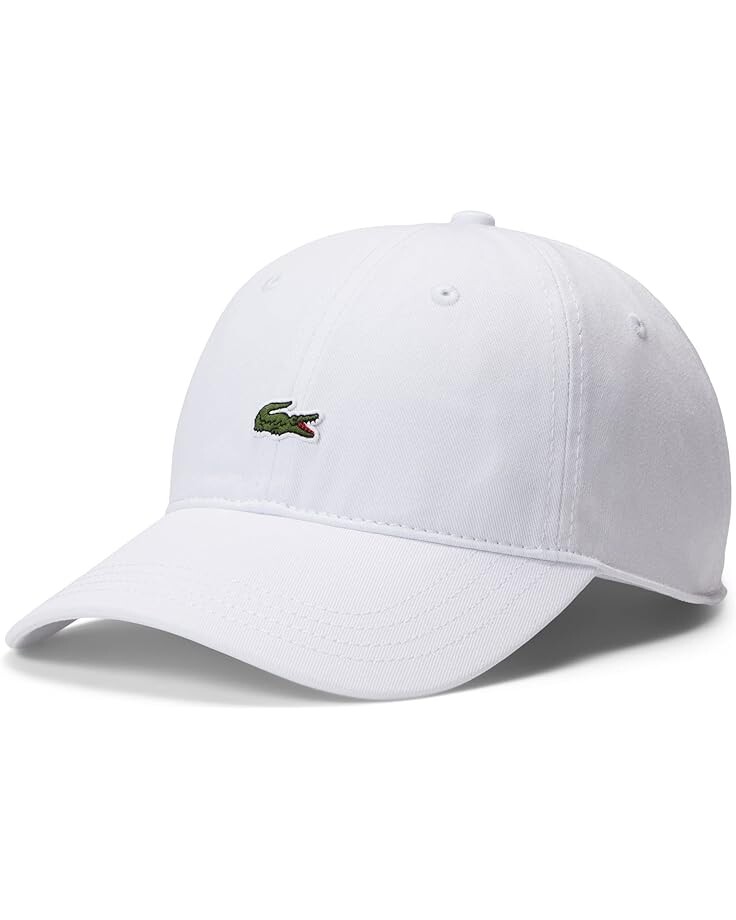 

Кепка Lacoste Cotton Croc Logo, белый