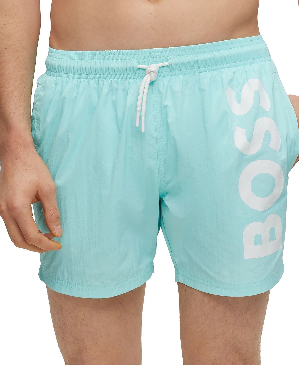 

Мужские быстросохнущие шорты для плавания с логотипом Hugo Boss