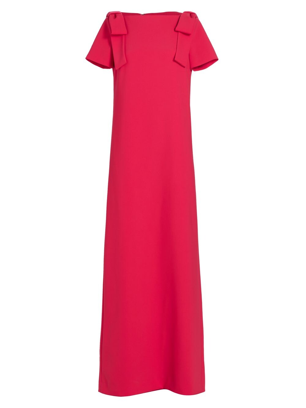 

Платье с короткими рукавами и бантом Carolina Herrera