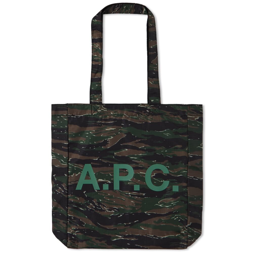

A.P.C. Двусторонняя сумка-тоут Lou, хаки
