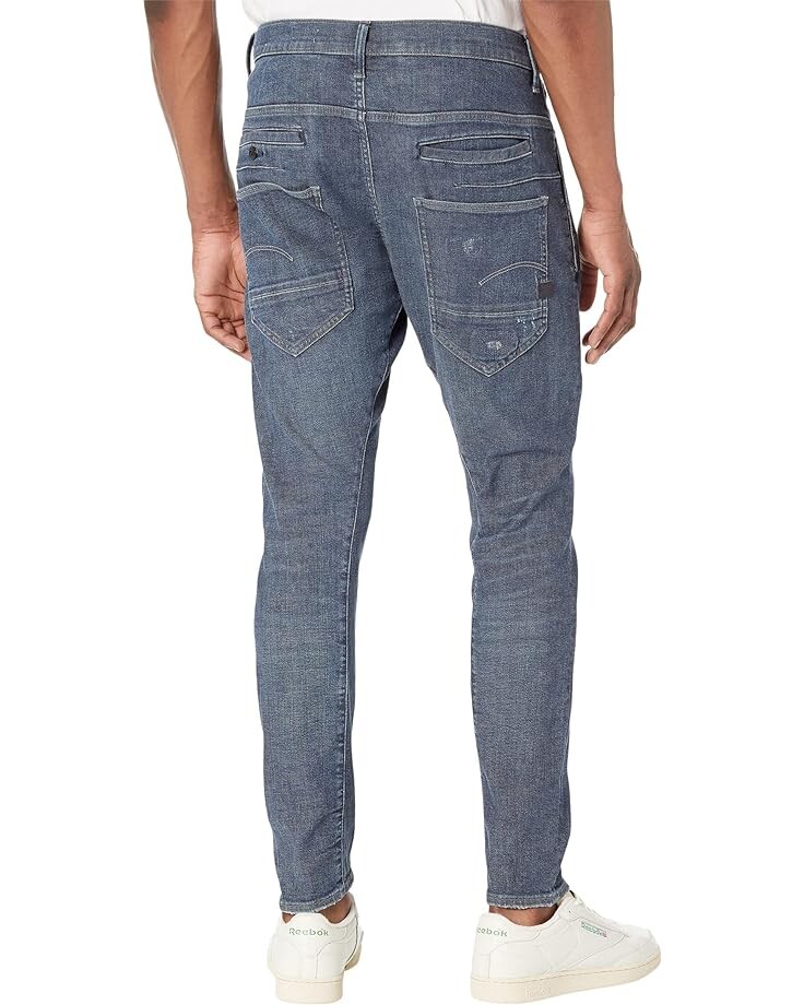 

Джинсы G-Star D-Staq 3-D Slim Fit Jeans in Faded Blues Restored, цвет Faded Blues Restored