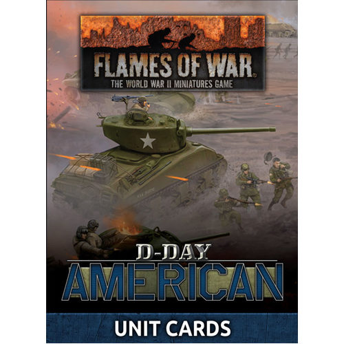 Фигурки Flames Of War: D-Day American Unit Cards