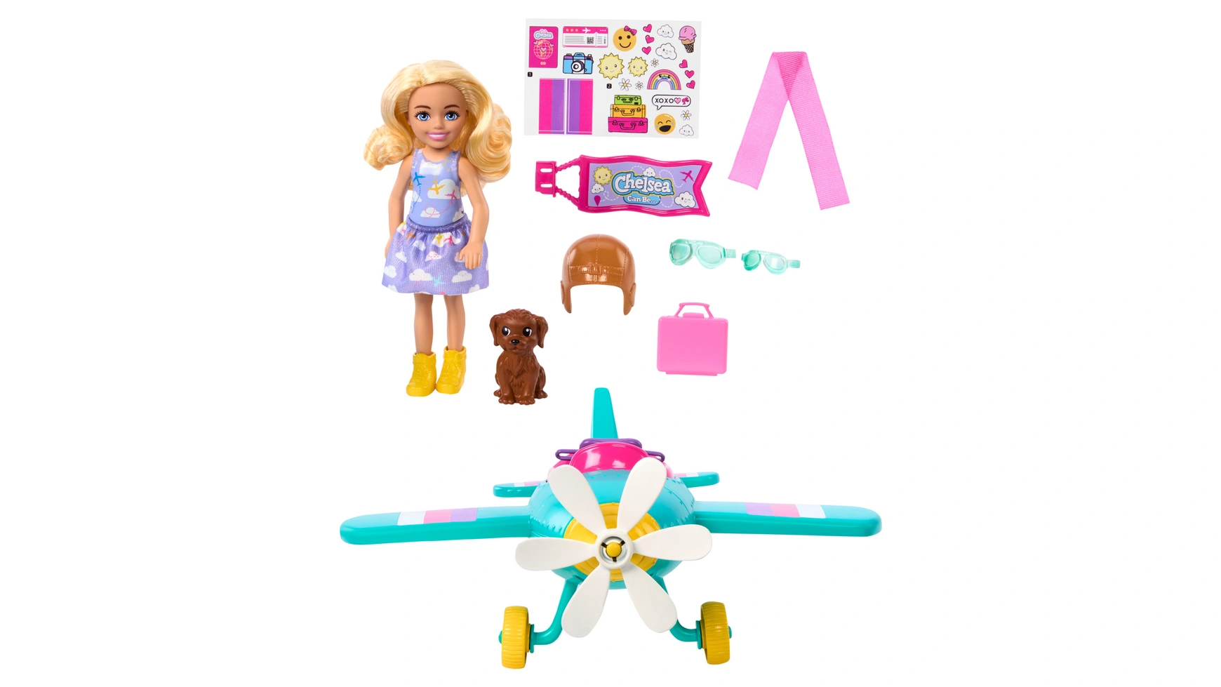 Barbie: Нью-Челси может быть самолетом набор barbie карьера челси кукла аксессуары пилот gtn90