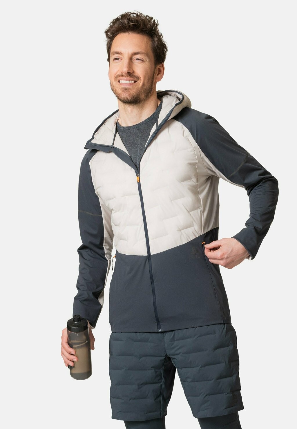 

Куртка для бега ZEROWEIGHT INSULATOR ODLO, цвет silver cloud india ink