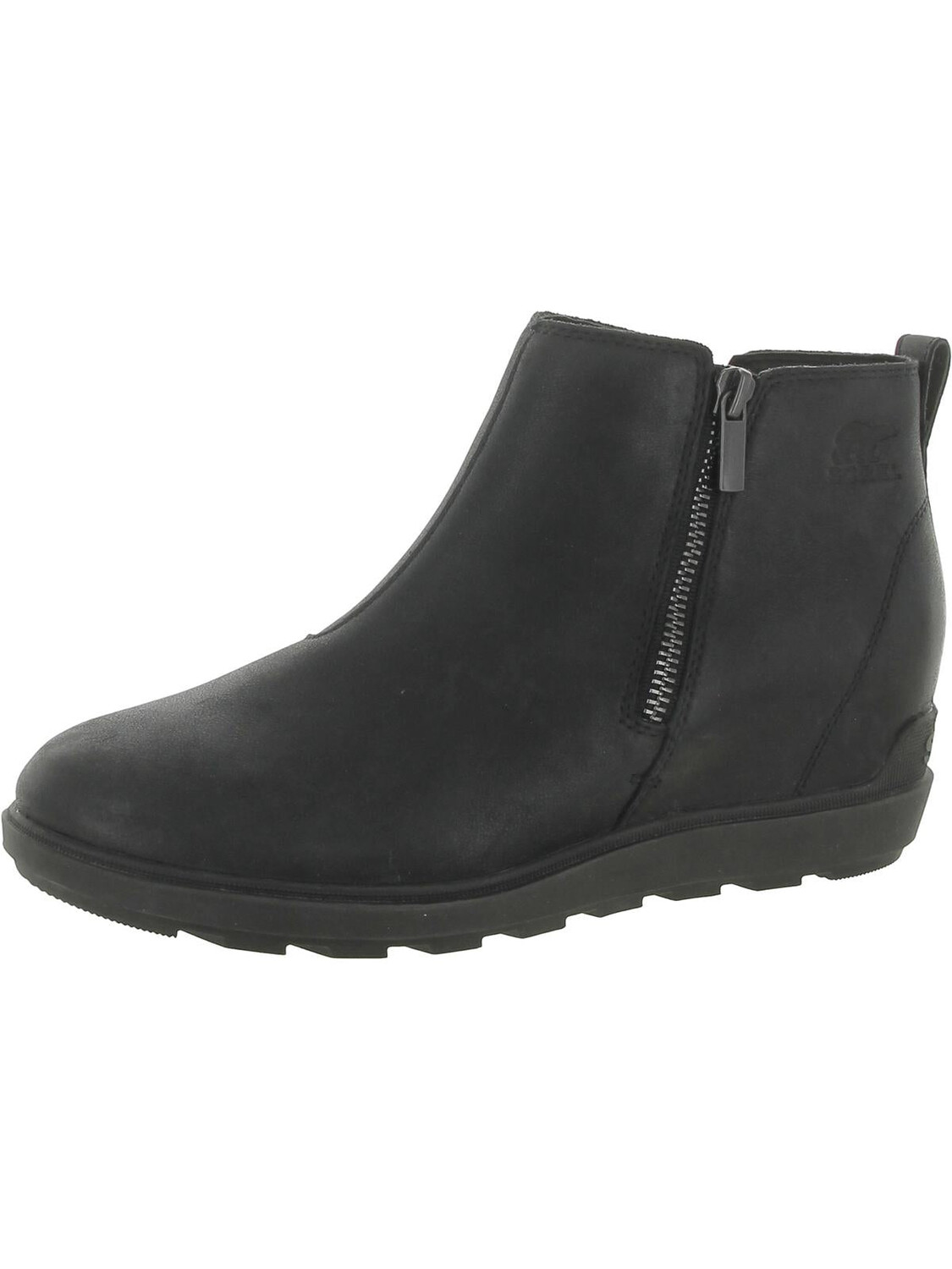 

Женские кожаные ботинки челси Evie II без застежек Sorel, цвет Black/Black