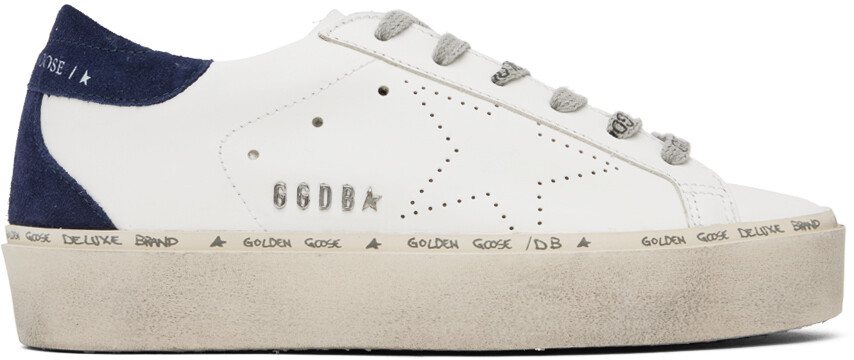 

Белые кроссовки Golden Goose Hi Star