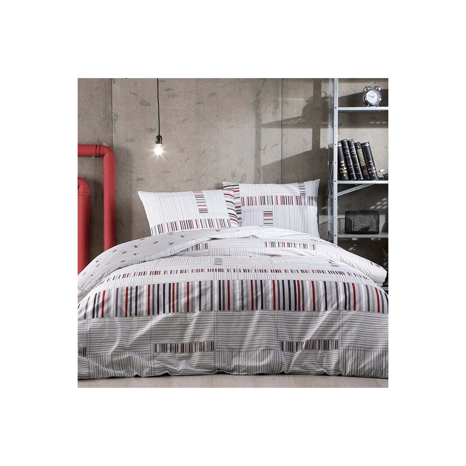 

Комплект постельного белья Tac Teddy Ranforce, серый