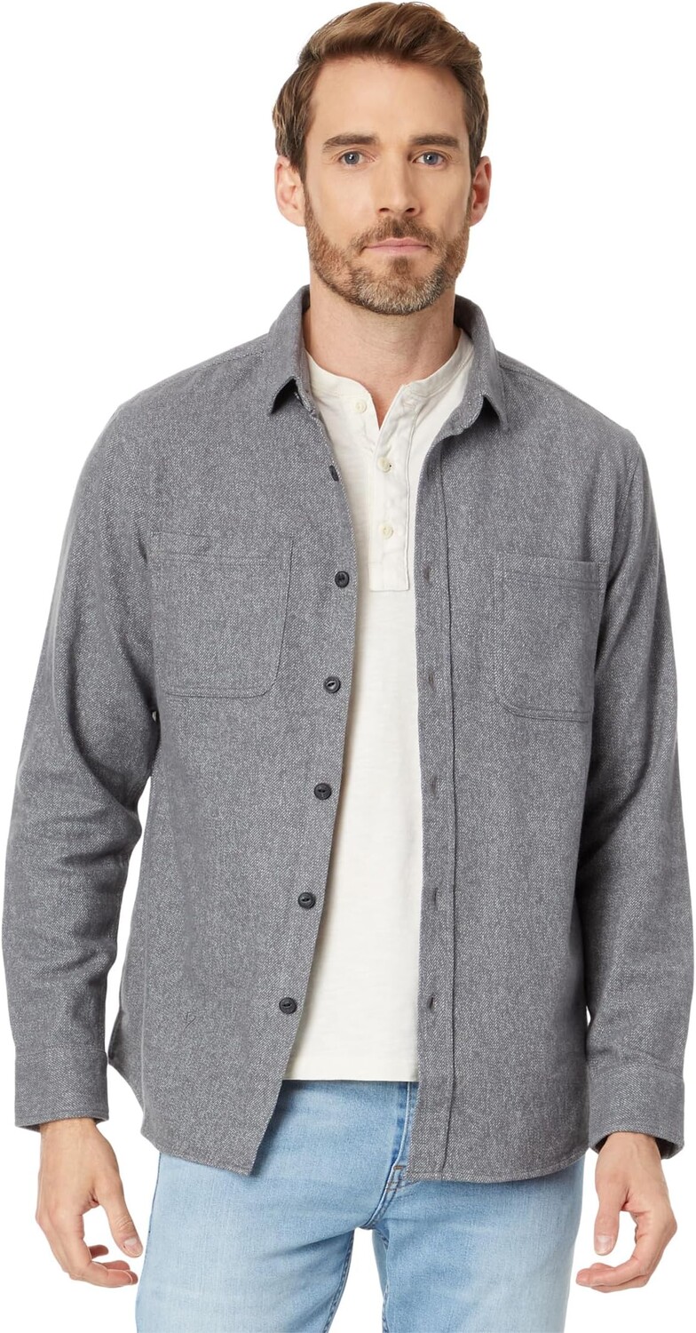 

Лонгслив VISSLA Shaper Eco Long Sleeve Flannel, цвет Graphite