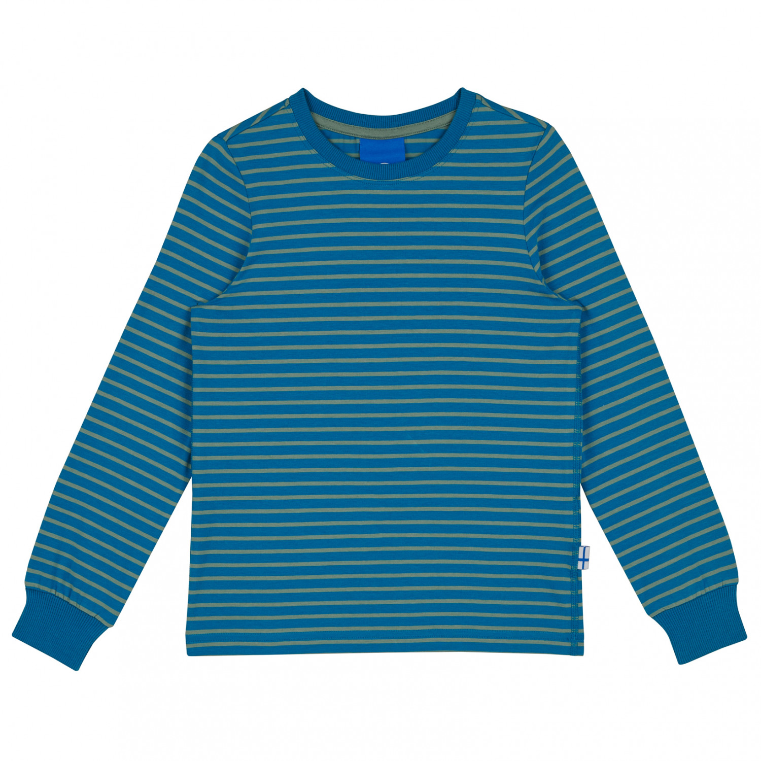 Лонгслив Finkid Kid's Rulla, цвет Mosaic/Green Bay рубашка rugged long sleeve cotton on цвет swag green dusty blue plaid