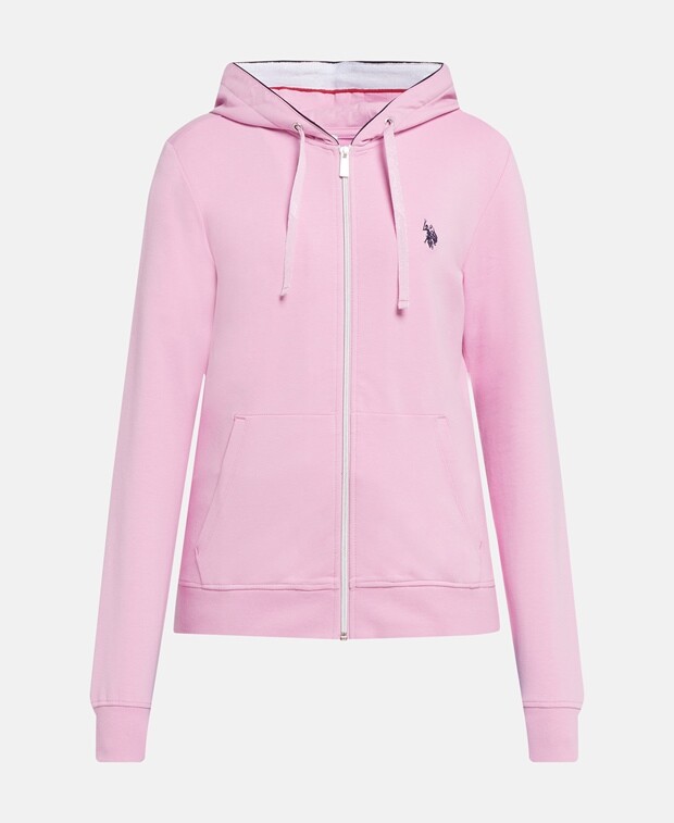 

Толстовка с капюшоном U.S. Polo Assn., розовый