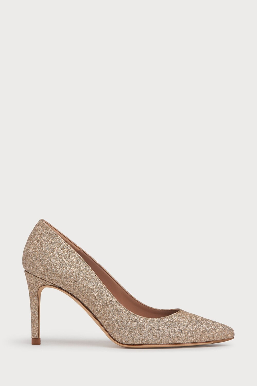 

Высокие каблуки Floret Champagne с блестками LK Bennett, желтый