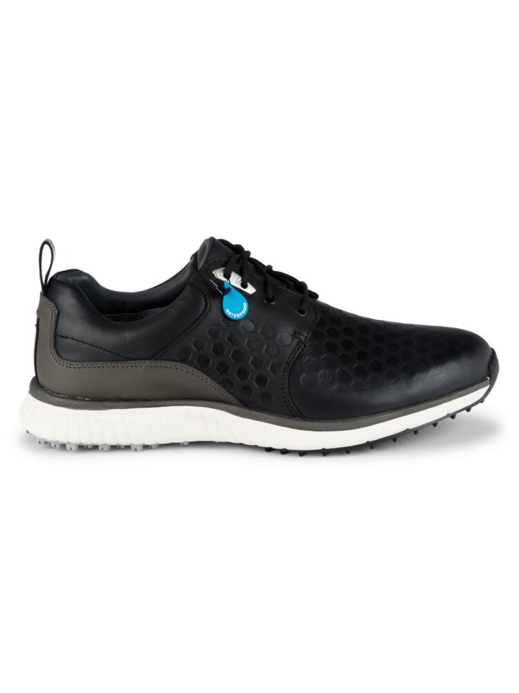 

Кожаные кроссовки для гольфа H2 Luxe Hybrid Saddle Johnston & Murphy, черный