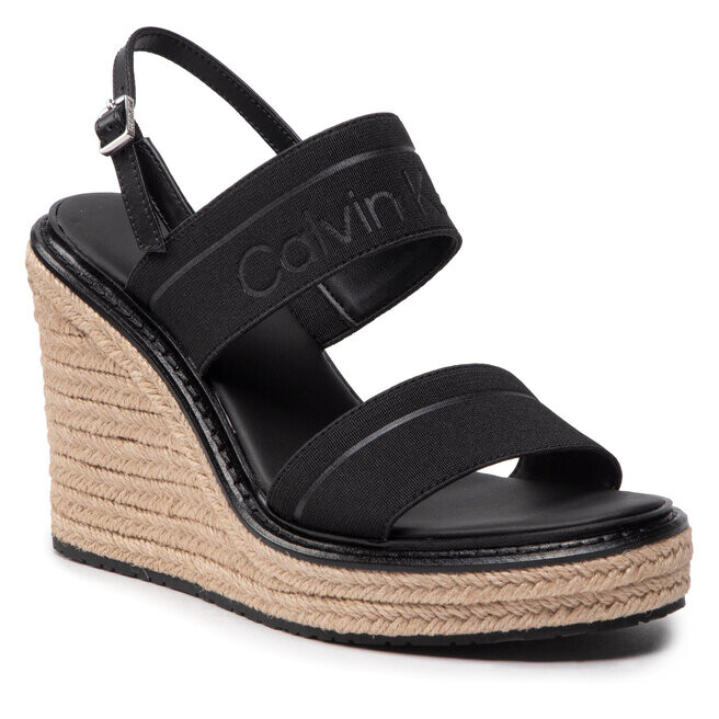 

Эспадрильи Calvin Klein WedgeSndl, черный