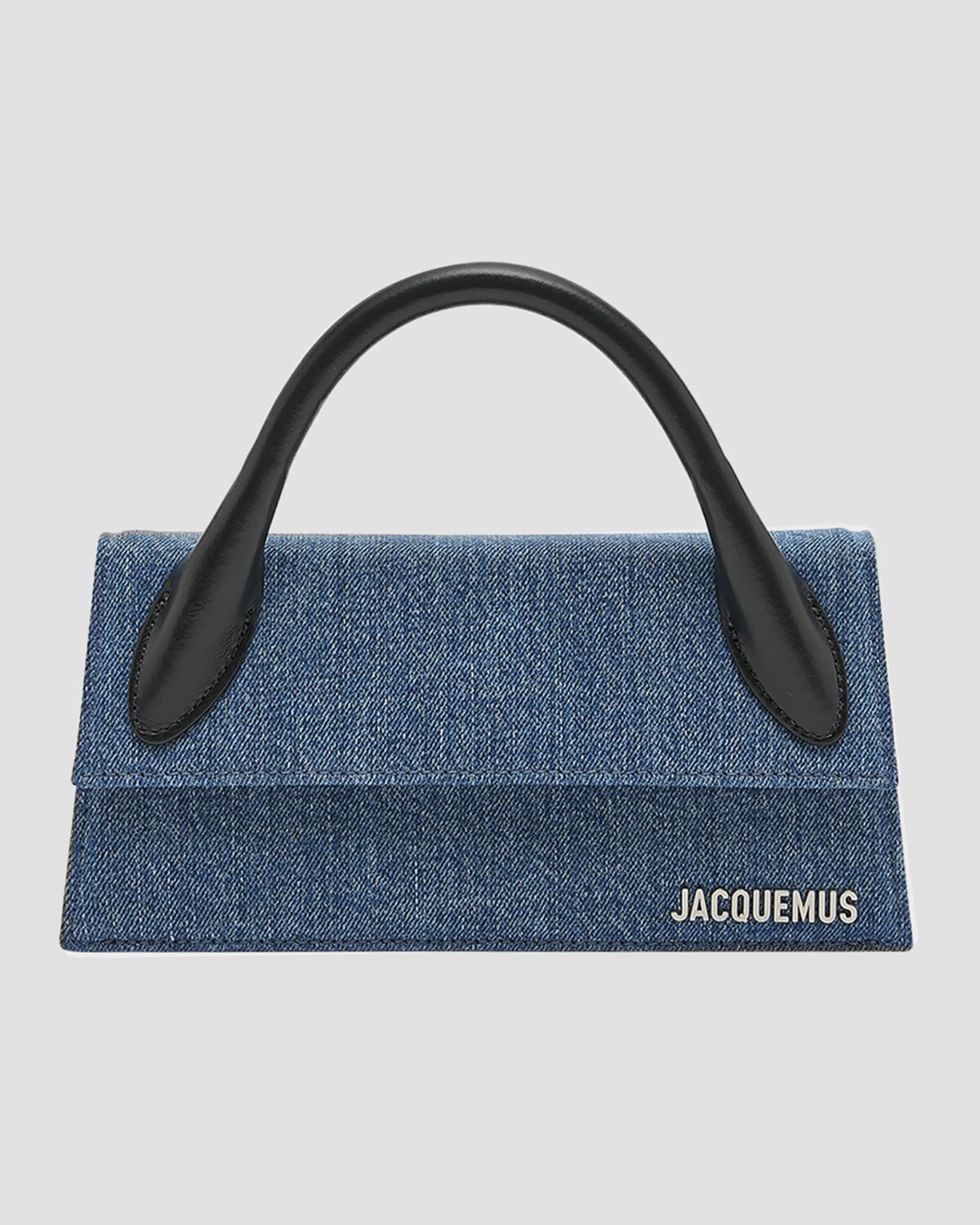 

Длинная джинсовая сумка Le Chiquito с ручкой сверху Jacquemus, цвет Blue