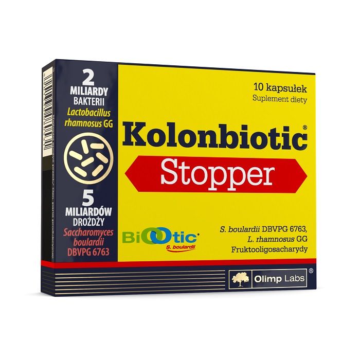 Olimp Kolonbiotic Stopper лекарство от диареи, 60 шт.