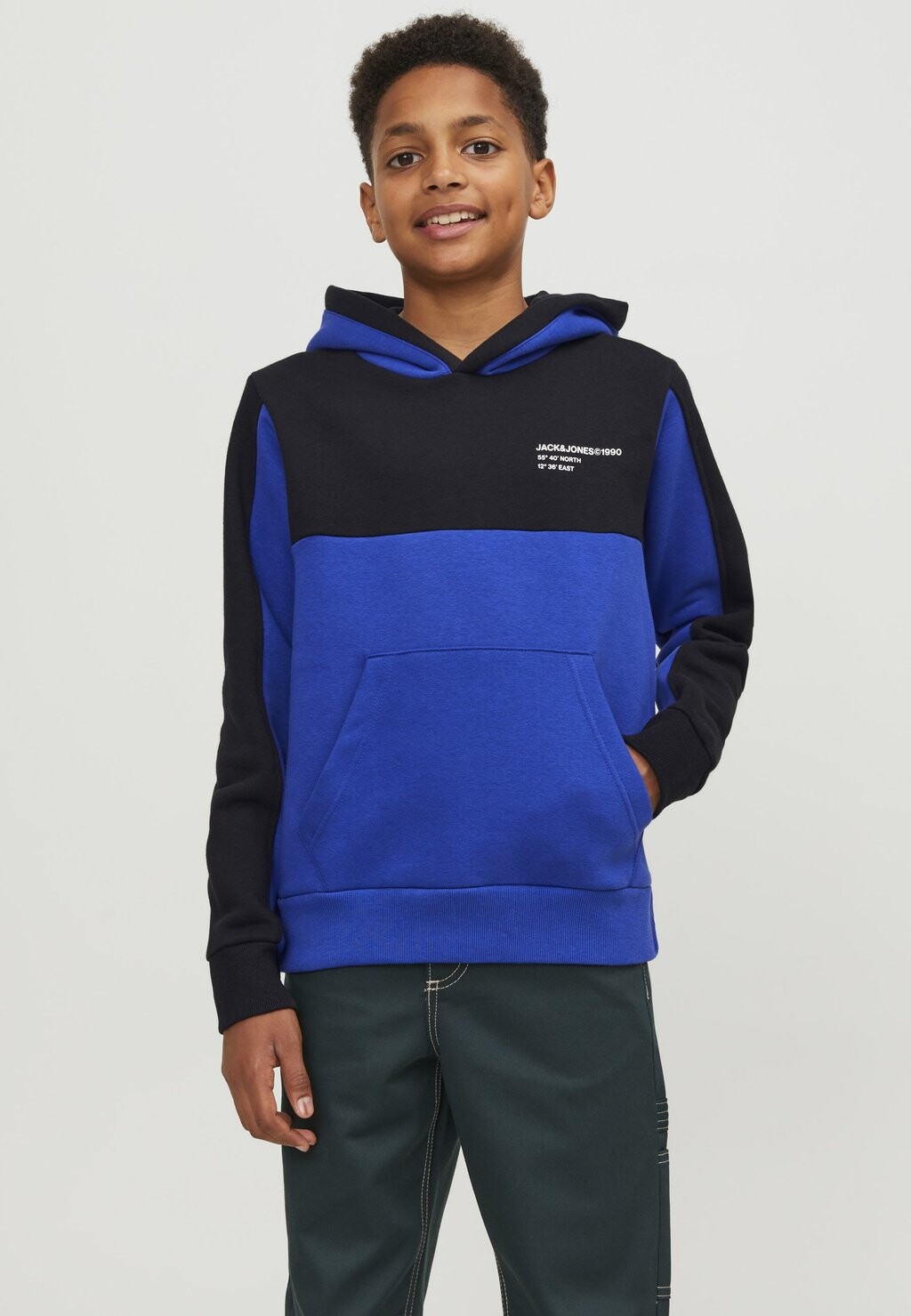 

Толстовка COLORBLOCK Jack & Jones Junior, цвет bluing