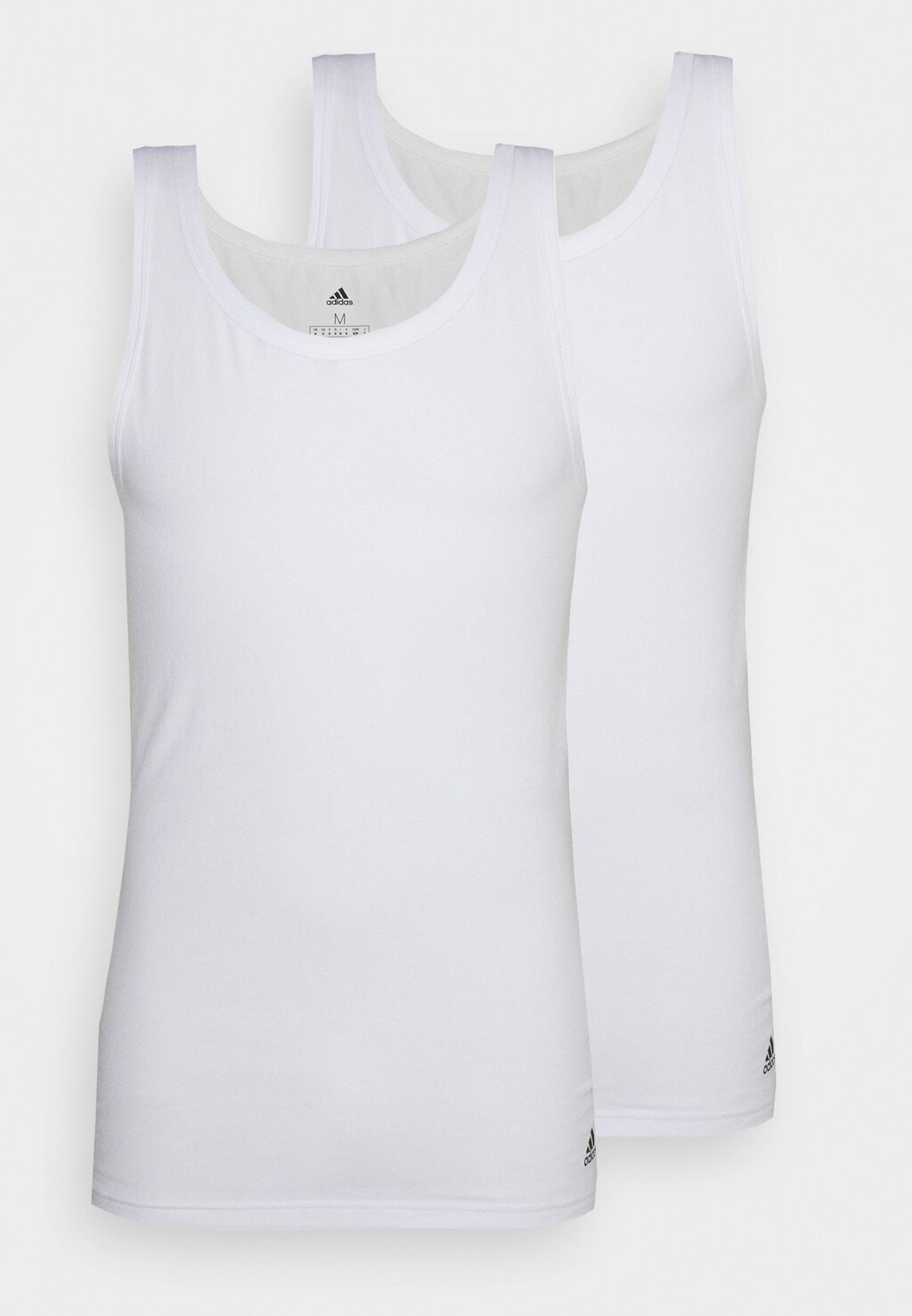

Майка COTTON STRETCH 3 STRIPES TANK TOP 2 PACK adidas Sportswear, белый