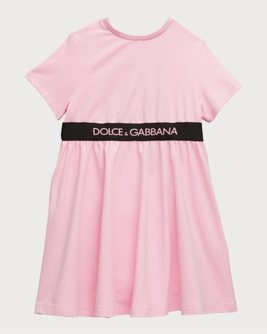 

Платье для девочки с логотипом на талии и шароварами, размер 12–30 мес. Dolce&Gabbana