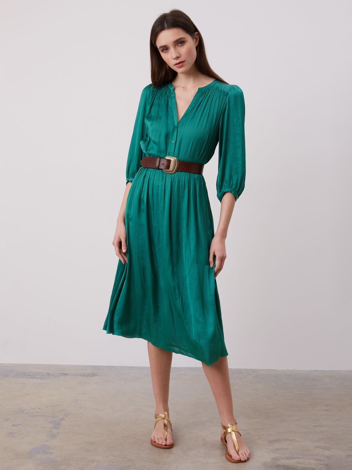 

Платье миди Gerard Darel Junion, зеленое