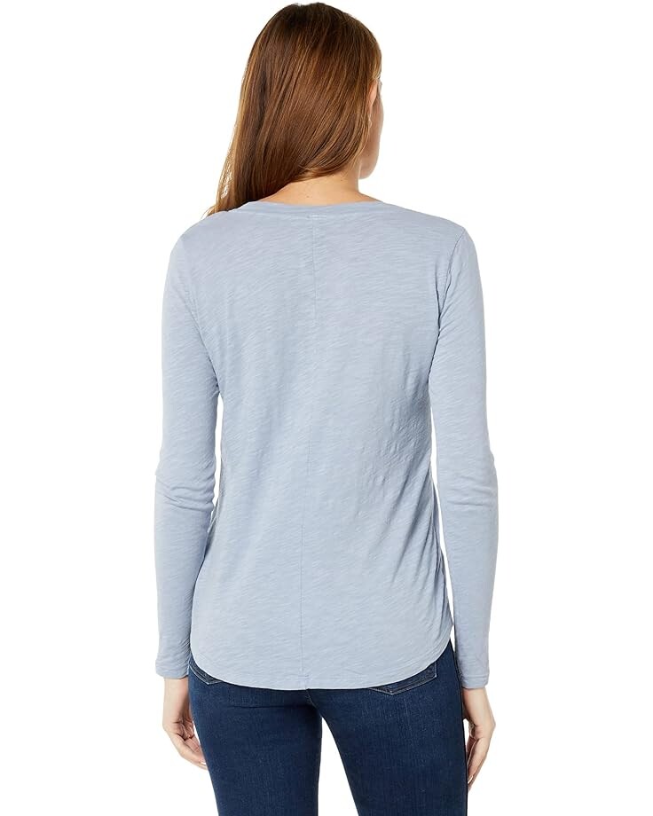 

Футболка bobi Los Angeles Shoulder Seam Tee, цвет Chambray