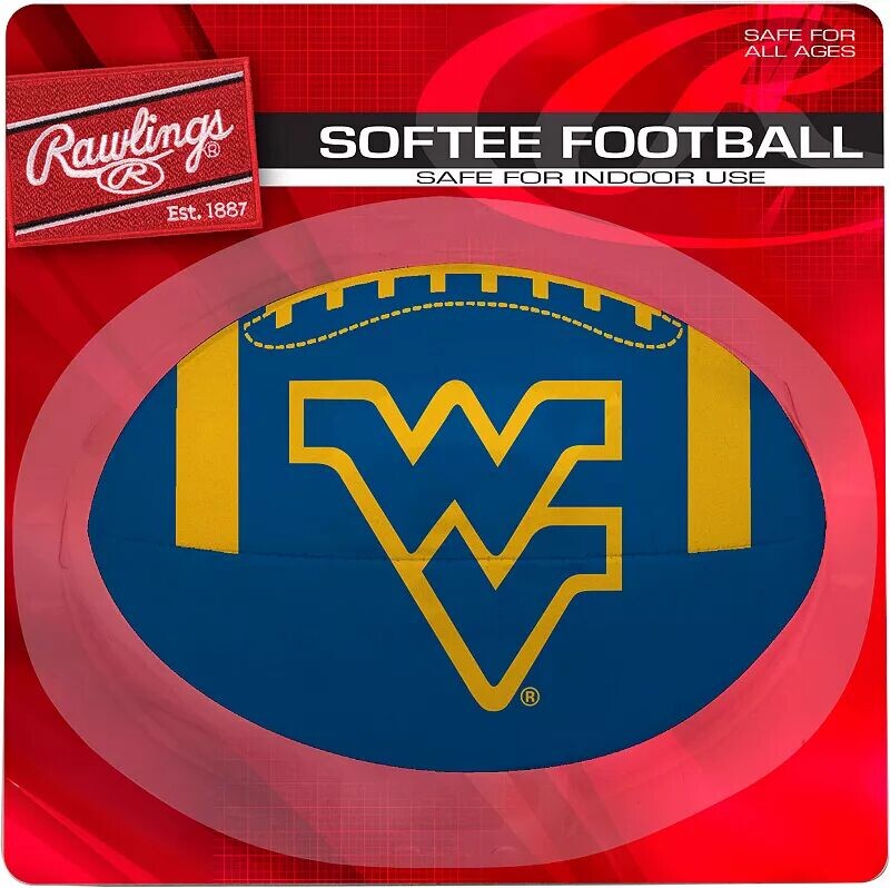 

Rawlings Футбольный мяч Западная Вирджиния Альпинисты Quick Toss Softee Football