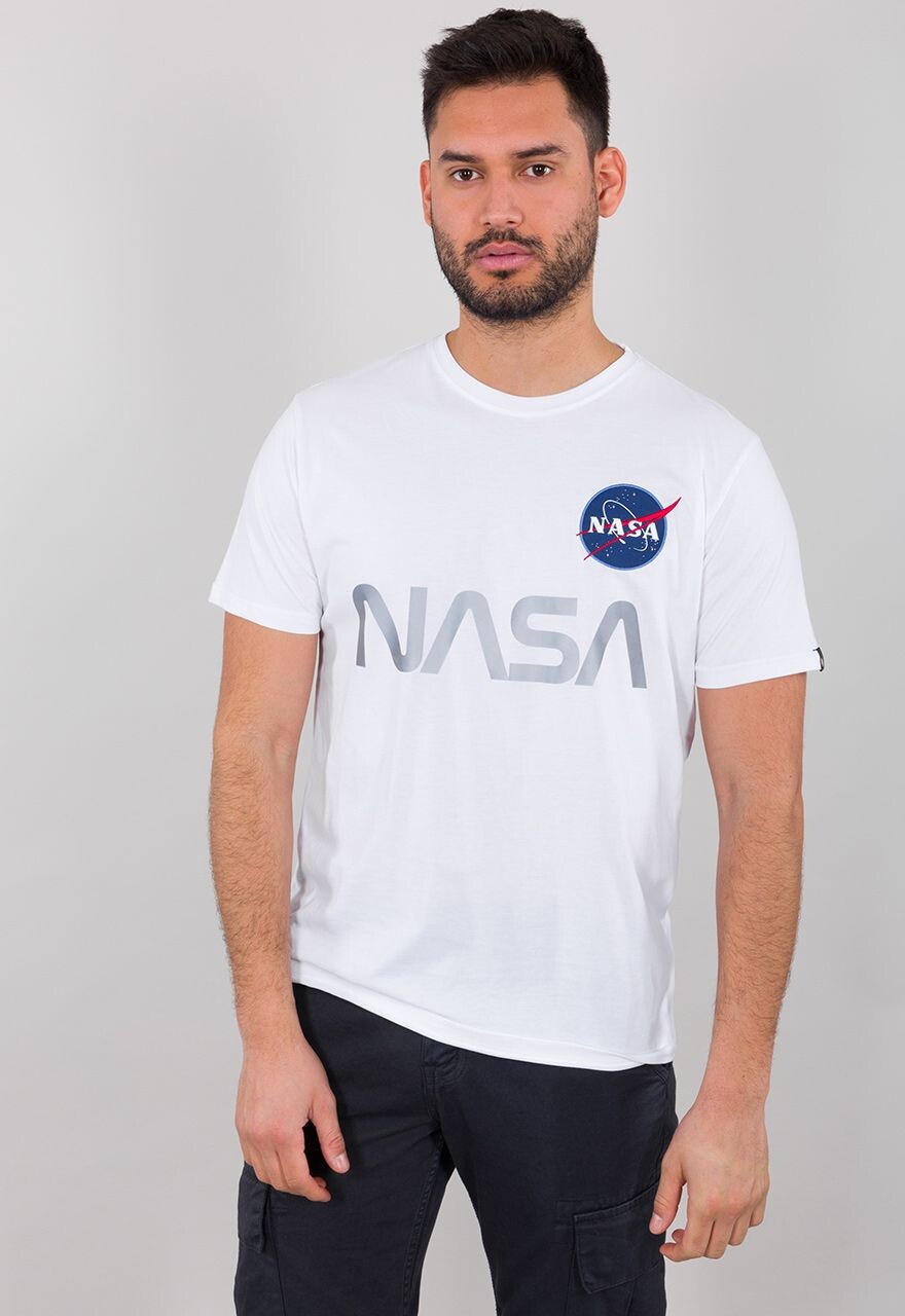 

Футболка Alpha Industries Nasa Reflective T, белый