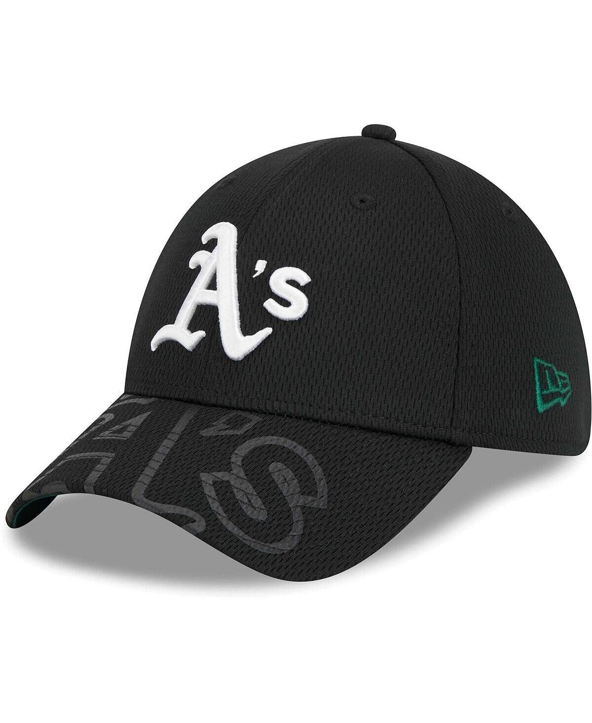 

Мужская черная кепка Oakland Athletics с козырьком 39THIRTY Flex. New Era