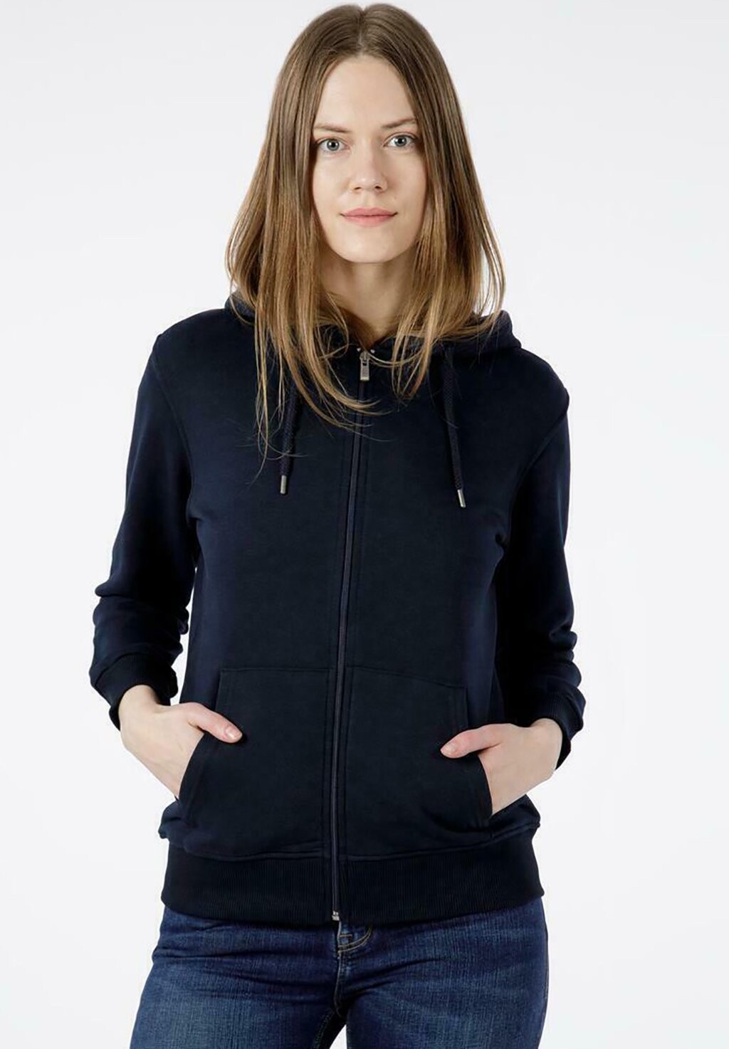 

Толстовка на молнии Cross Jeans, темно-синий