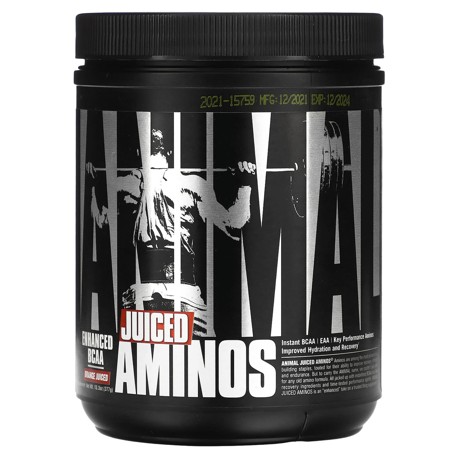 

Juiced Aminos, апельсиновый сок, 377 г (13,3 унции), Animal