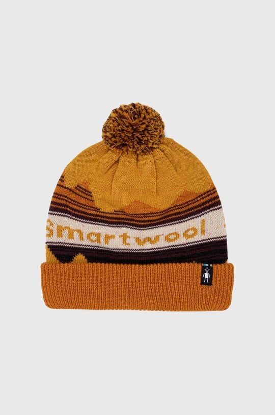 

Шапка из смесовой шерсти Smartwool, оранжевый