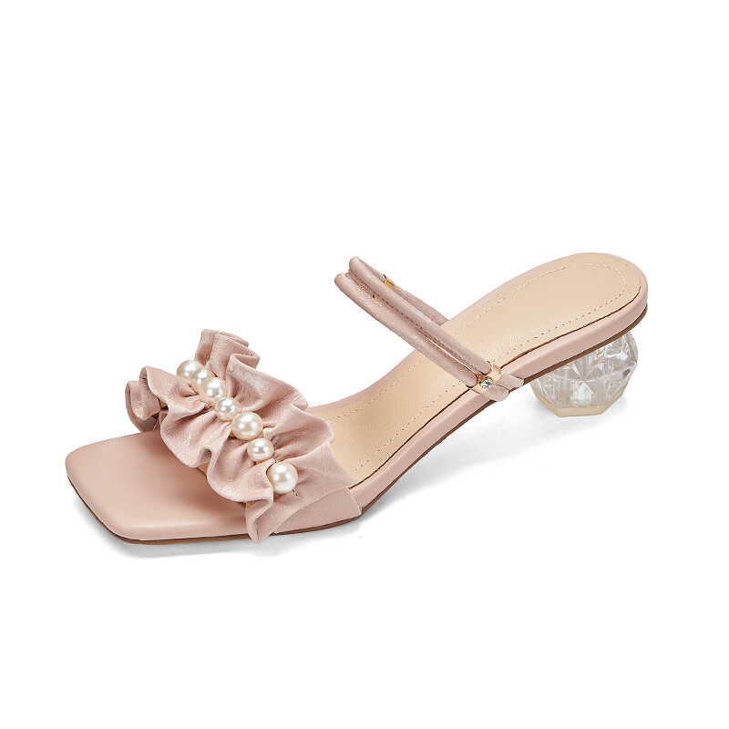 

Шлепанцы и сланцы JIUXINGDAO Slide Slippers Women's, цвет Apricot