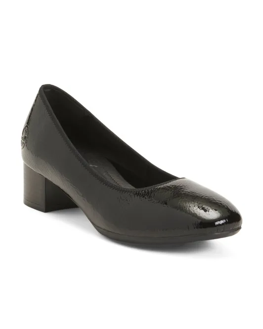 

Комфортные лоферы Verona на каблуке из лакированной кожи Rieker, черный