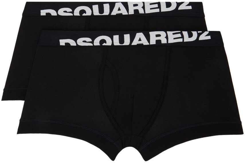 

Две пары трусов-боксеров Dsquared2, цвет Black