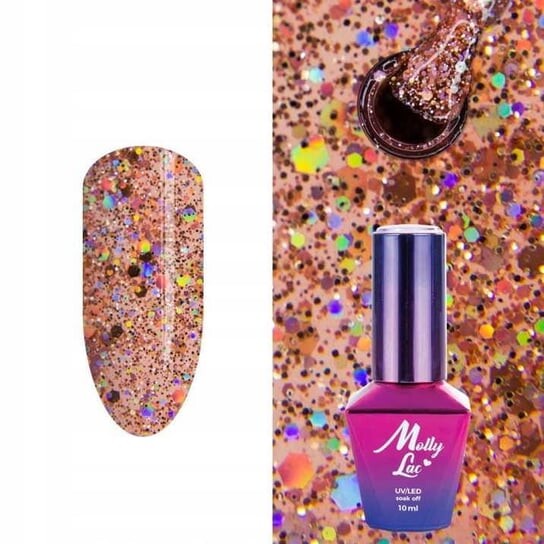 

Гибридный лак для ногтей, оттенок 33 Queens Of Life Rose Gold, 10 г Molly Lac