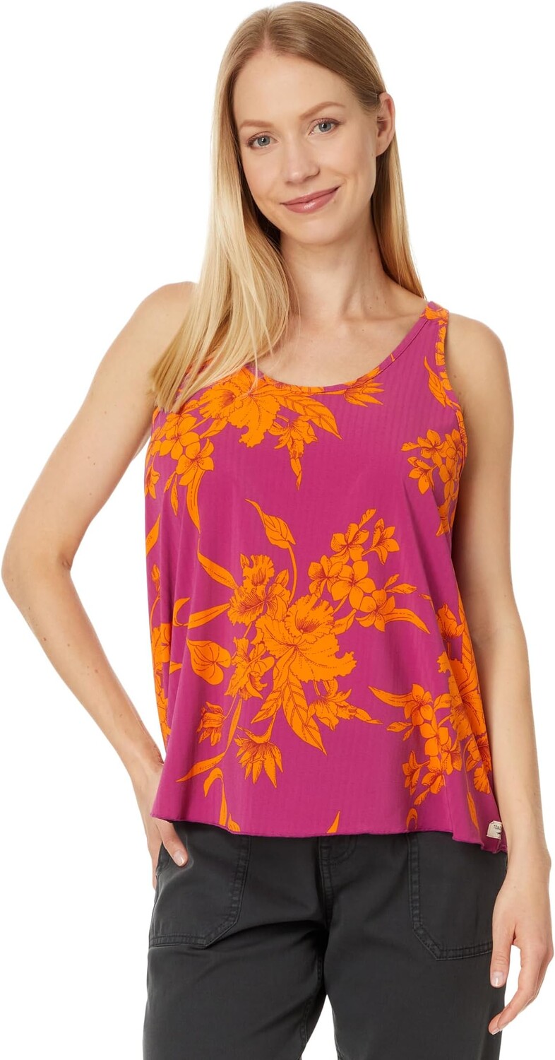 

Топ Toad&Co Sunkissed Tank, цвет Flame Leaf Texture Print