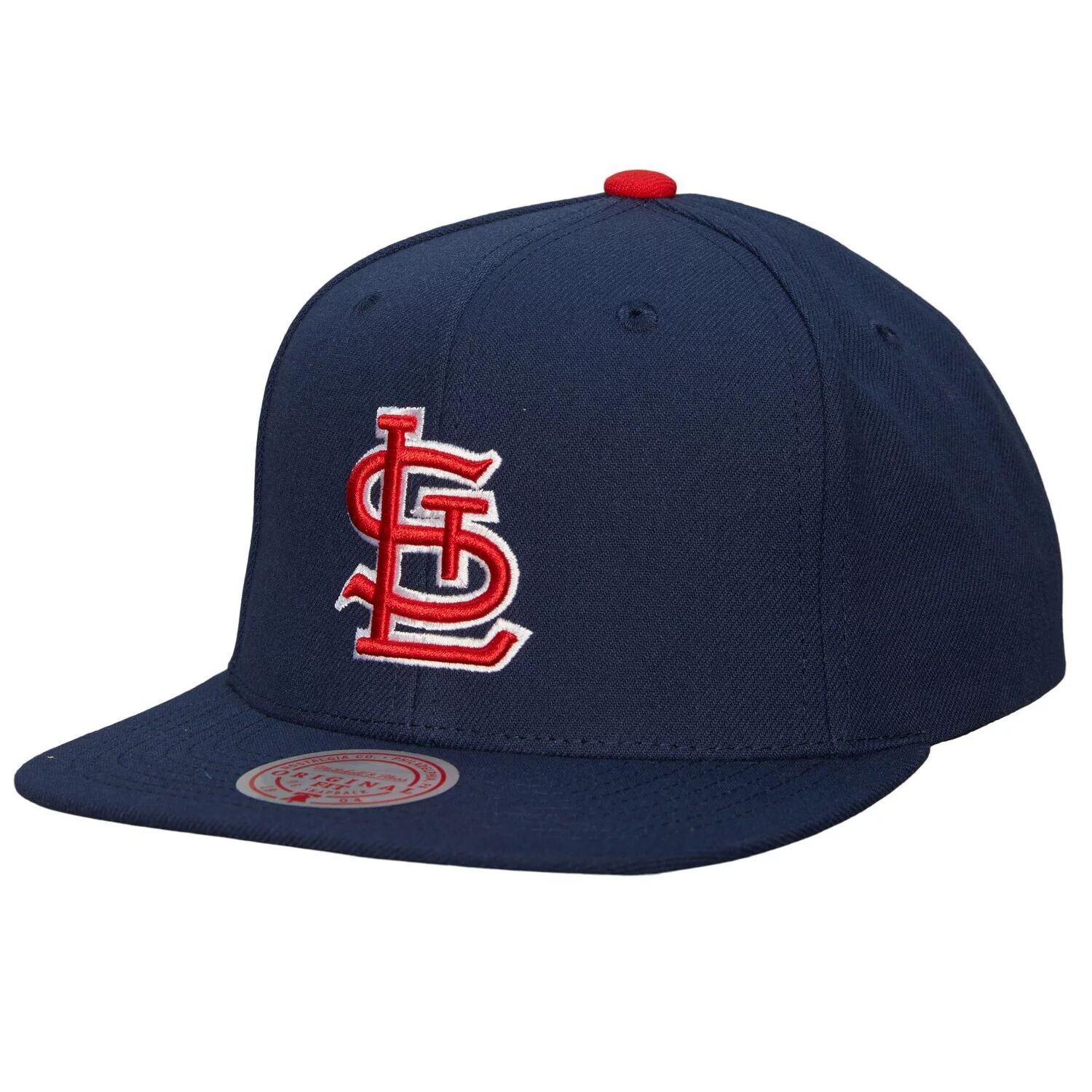 

Мужская темно-синяя шляпа Mitchell & Ness St. Louis Cardinals Cooperstown Collection Evergreen Snapback