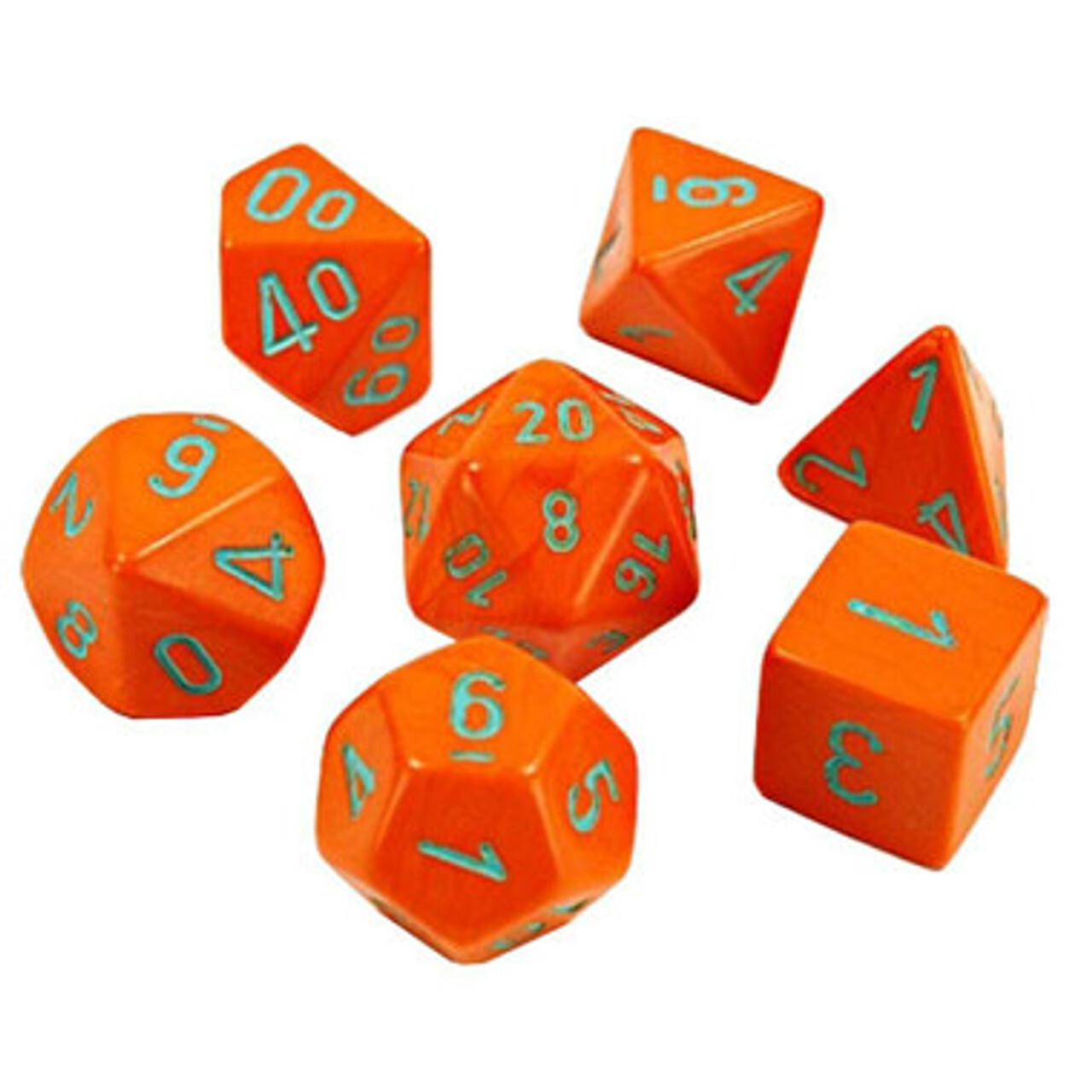 

Аксессуары Chessex Dice: Lab Dice 4 Heavy - Polyhedral Orange/Turquoise (7ct)
