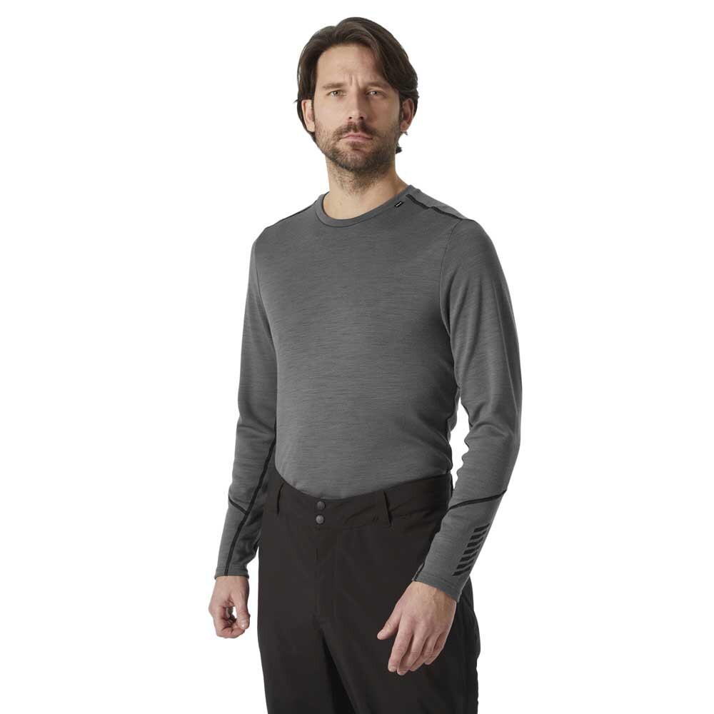 

Футболка Helly Hansen Lifa Merino Midweight Crew, серый