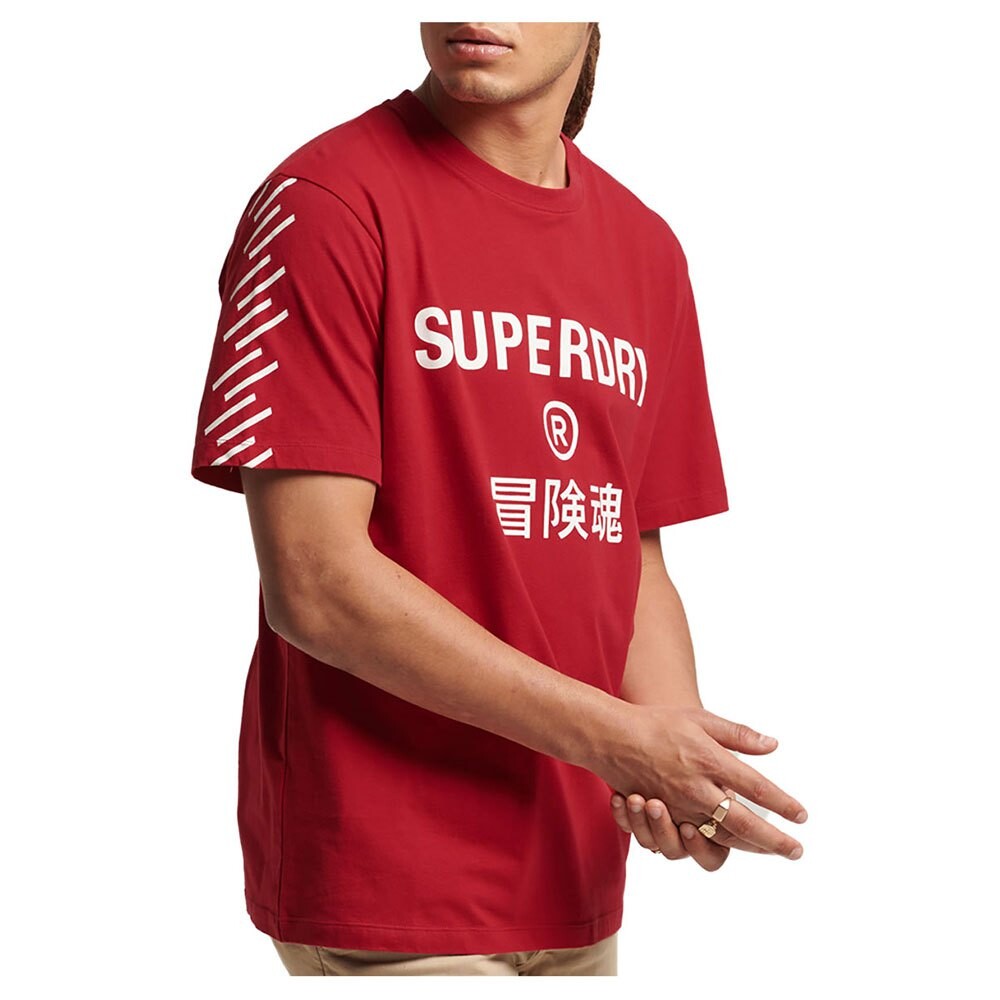 

Футболка Superdry Code Core Sport, красный