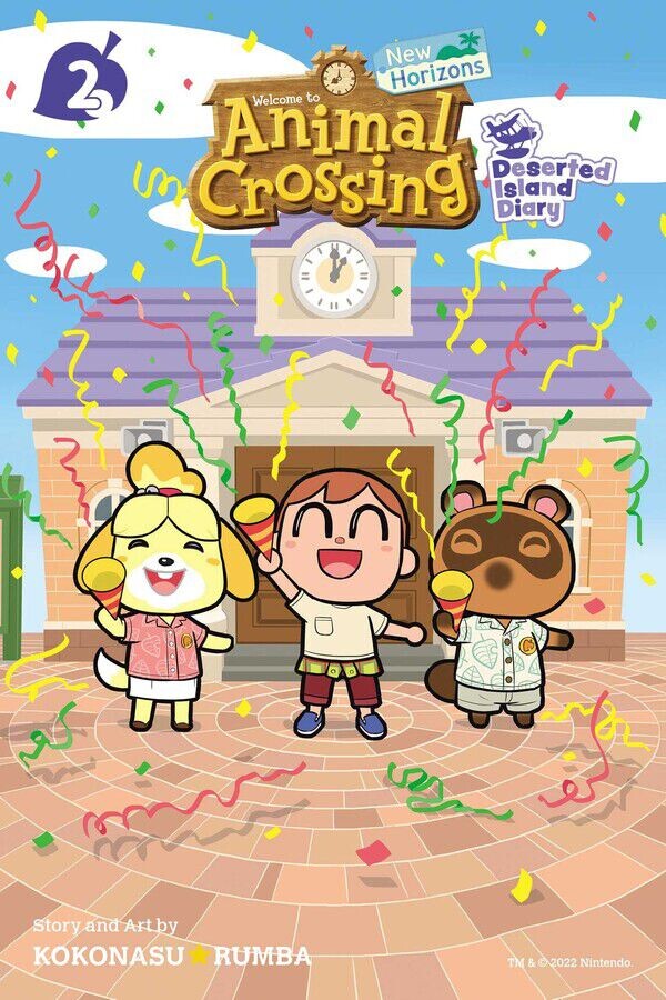 

Манга Animal Crossing: New Horizons - Deserted Island Diary Manga Volume 2