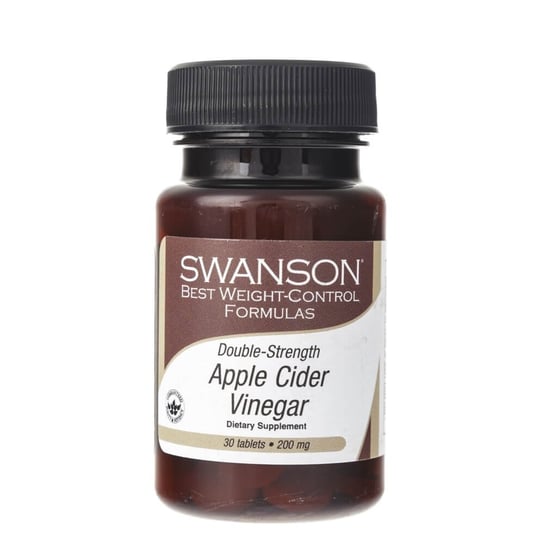 Swanson, Яблочный уксус двойной крепости, 30 таблеток swanson лецитин водоросли витамин b6 и яблочный уксус повышенная сила действия 120 таблеток