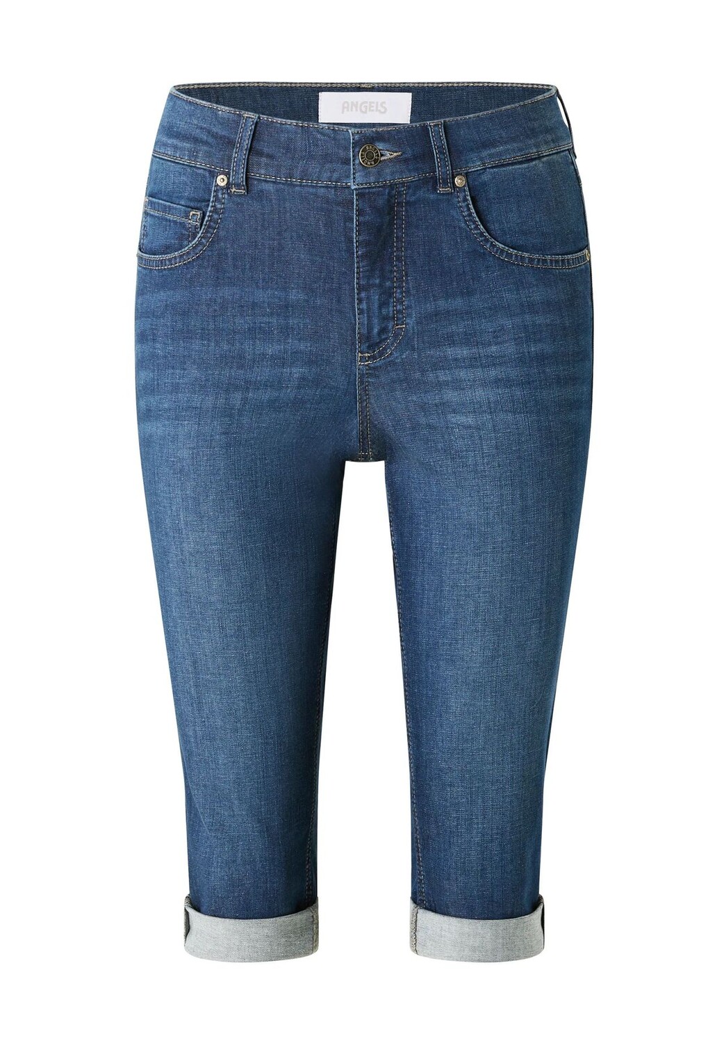 

Джинсы с 5 карманами Джинсы Capri TU с эффектом поношенности ANGELS, цвет Blue Used